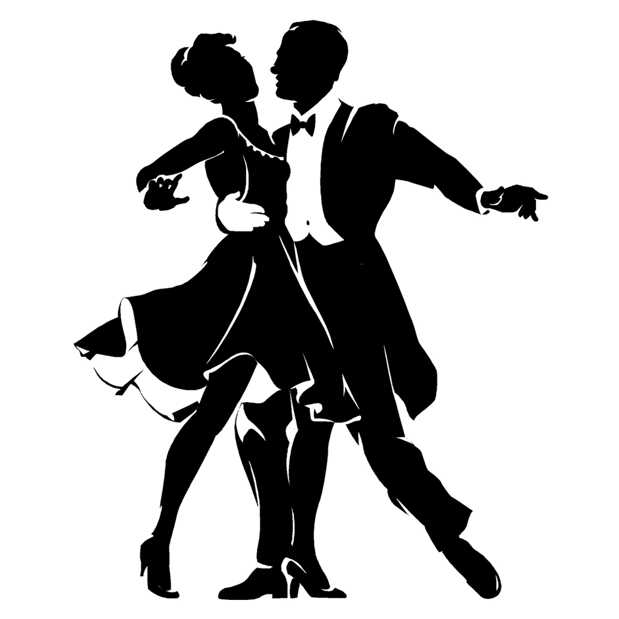 ballroom dance clipart silhouettes - photo #1